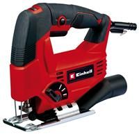 Einhell TC-JS 80/1 Electric Jigsaw | 80mm Cutting Depth, Swivel Soleplate For 45° Mitre Cuts, Pendulum Action, Electronic Speed Control, Dust Extractor | Power Saw For Wood, Plastic and Metal