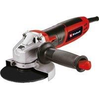 Einhell 115mm Angle Grinder TC-AG 115/750 | 750W, 4 Inch Grinder For Cutting, Grinding, Polishing and Sharpening | Soft Start, Spindle Lock, Additional Handle,Black, Red