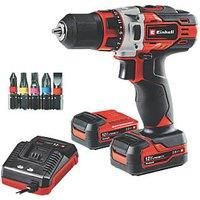Einhell 12V Cordless Drill 2 Speed Gearing - LED Lighting - Easy Use - Soft Grip