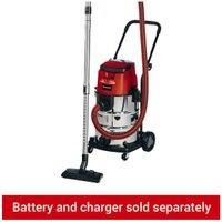 Einhell Power X-Change 30L Cordless Wet and Dry Vacuum Cleaner - 36V, Heavy Duty Stainless Steel Tank, 2.5M Hose, Blow Function - TC-VC 36/30 Li S Solo Wet Dry Vacuum Cleaner (Batteries Not Included)