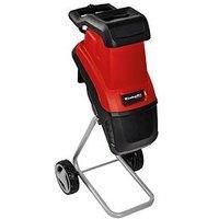 Einhell Electric Shredder GC-KS 2540 (2 Reversible Blades Made of Special Steel, Large Funnel Opening, Motor Circuit Breaker, Shredder Debris Bag, Transport Handle, Prodder)