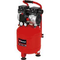 Einhell 4020610 Compressor TE-AC 24 Silent (Quiet Compressor with 750 W, max 8 bar, Oil-/Service-Free Motor, 24 L Tank, Pressure Gauge and Quick-Release Coupling, Safety Valve)