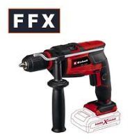 Einhell Cordless Impact Drill TC-ID 18 Li Solo Power X-Change (Li-Ion, 18 V, 13 mm Quick-Change Chuck, Forward/Reverse Rotation, Speed Electronics, No Battery or Charger)