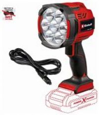 Einhell cordless lamp TE-CL 18/2500 LiAC-solo Power X-Change (li-ion, 2,500 lm light flux from 7 LEDs, 6,500 K color temp., tripod thread, supplied without battery or charger)