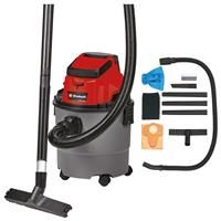 Einhell Power X-Change 15L Cordless Wet And Dry Vacuum Cleaner - Powerful (80mbar) Cleaning Of Your Home, Car, Garage or Workshop - TC-VC 18/15 Li Wet Dry Vacuum Cleaner (Battery Not Included)