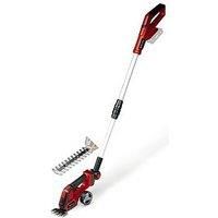 Einhell Power X-Change 18V Cordless Electric Shears With Telescopic Handle - Easy Change 2 Blade System For Cutting Grass, Brushes And Shrubs - GE-CG 18/100 Li T Solo (Battery Not Included)