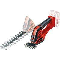 Einhell Cordless Grass and Shrub Shear GE-CG 18/100 Li Solo Power X-Change (18 V, Lithium-ion, Covered Gear Housing, No Tools Needed to Change Blades, No Battery or Charger)