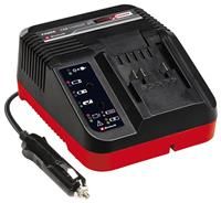 Einhell Power X-Change Car Charger 3 A -- Battery Monitoring and Intelligent Charging -- Universally Compatible With All 18V PXC Lithium-Ion Rechargeable Batteries