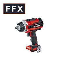 Einhell Power X-Change 400Nm Cordless Impact Wrench 1/2 Inch - 18V, Long-Lasting Brushless Motor, LED, Speed Control - IMPAXXO 18/400 Impact Gun With Car Tyre Changing Set (Battery Not Included)