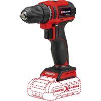 Einhell TE-CD 18/40 Li BL - Solo Power X-Change cordless drill, battery-powered (Li-ion, 18 V, 40 Nm, brushless motor, speed electronics, delivered without batteries & without charger), black, red