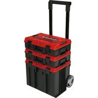 Einhell E-Case Tower Stackable Tool Box Set on Wheeled Trolley