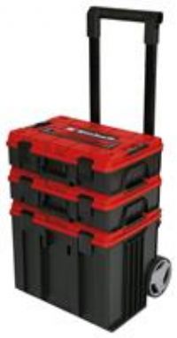 Einhell E-Case Tower Stackable Tool Box Set on Wheeled Trolley