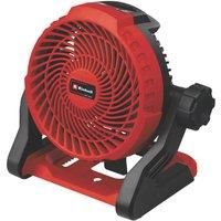 Einhell Power X-Change 18V Cordless Fan - 9" (180cm), 3 Speed Settings (Max. 1500m/h Wind Speed), 360° Rotatable Head - GE-CF 18/2200 Li Portable Camping Fan With Carry Handle (Battery Not Included)