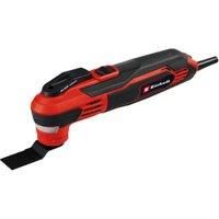 Einhell 350W Oscillating Multi Tool - 40,000 RPM Power Tool with LED and Quick-Release Lock for Sawing, Cutting, Sanding, Grout Removal - TE-MG 350 EQ Multitool with Accessories and Case