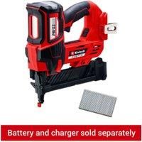 Einhell Power X-Change Cordless Staple Gun - 18V Single and Serial Shot Stapler, 60 Shots/Min, Depth Adjustment - FIXETTO 18/38 S Electric Staple Gun for Wood with 500 Staples (Battery Not Included)