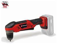Einhell Power X-Change Cordless Right Angle Drill - 18V, 45Nm, 10mm Quick-Release Chuck, LED Light, Rotatable Battery Holder for Working in Tight Spaces - TE-AD 18 Li-Solo (Battery Not Included)