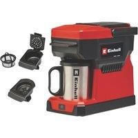Einhell Power X-Change 18V Cordless Coffee Maker - Battery Powered Portable Machine for Filtered Coffee and Pods, Including Coffee Cup with Lid - TE-CF 18 Li Solo (Battery Not Included)