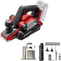 Einhell Professional Power X-Change Cordless Planer - 18V Brushless Electric Planer, 82mm Width, 3mm Max Chip Depth, Blade Shaft, Parking Shoe - TP-PL 18/3 Li Planing Tool (Battery Not Included)