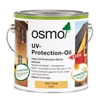 Osmo 420 Extra | Clear UV Protection Oil | Satin Finish | Exterior | In 5 Sizes