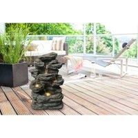 Heissner Rocky Waterfall With 4 Led Lights