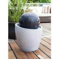 Heissner Jupiter Water Feature Black White