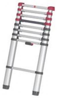 Hailo 7113091 Telescopic Ladder - Silver (1-Piece)