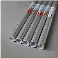 2m X 67.5cm PLAIN MATT GREY STICKY BACK PLASTIC SELF ADHESIVE VINYL FILM WRAP