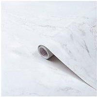 STICKY BACK PLASTIC DCFIX 1mx67.5cm ROMEO MATT WHITE MARBLE SELF ADHESIVE VINYL