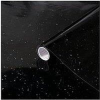 Black Quartz dc fix self-adhesive vinyl kitchen wrap for worktops 90cm wide