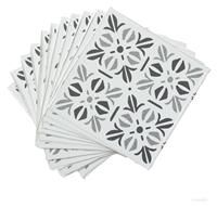 D-C-Fix Cubia Pattern Dc Fix Self Adhesive Vinyl Floor Tiles -30.48Cm X 30.48Cm (Pack 11 Tiles = 1Sqm)