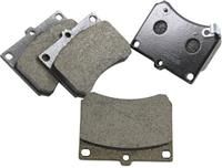 Front Brake Pad Set 2x Pads Integrated Wear Indicator Replacement - Pagid T0399