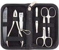 Swords Germany - manicure pedicure kit set - genuine leather 3 white