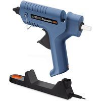 Steinel Hot Glue Gun Gluematic 5000 - incl. Charging Station, Drip Tray & 2 Nozzles - Cordless Hot Melt Glue Gun with 11 mm Glue Sticks