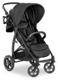 Hauck Pushchair Rapid 4D Up to 25 kg Fast Folding Rubber Wheels UPF 50+ (Black)