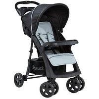 Hauck Shopper Neo II Pushchair BLACK Stroller front & Rear Trays rrp£74.99