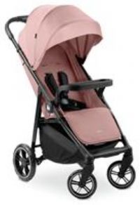 Hauck Shop N Care Stroller, Dark Pink - Lightweight Pushchair (only 8.5kg), Compact & Easily Foldable, with Tray, Cupholder & Raincover