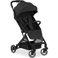 Hauck Pushchair Travel N Care up to 25 kg, Lightweight, Compact One-Handed Folding, Fully Reclining Seat, Smooth-Running Wheels, Suspension, UPF 50+ (Black)