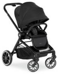 Hauck Pushchair Move so Simply, Up to 25 kg, UV Protection 50+, One Handed Folding, Height-Adjustable, Reversible, Fully Reclining (Black)
