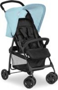 Hauck Lightweigt Pushchair Sport / Compact Folding / Fully Reclining / Lie-Flat Position From Birth / XL Shopping Basket / Sun Canopy / Up to 18 Kg / Blue