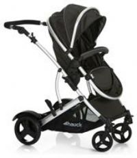Hauck Duett 2 Tandem Double Pushchair up to 36 kg with Reversible Seat Convertible to Carrycot from Birth, 2 Raincovers, Footmuff, Extendable Hood, Height-Adjustable Push Handle - Black Forest
