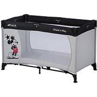NEW HAUCK DISNEY MICKEY MOUSE STARS GREY DREAM N PLAY TRAVEL COT PLAYPEN
