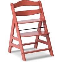 hauck Alpha+, Cork - Wooden High Chair 6 Months to Adult Sustainable FSC Certified Beechwood Toddler Feeding and Entertainment Chair, Inclusive 5-Point Harness Bumper Bar Crotch Strap