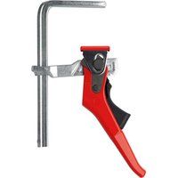 Bessey GTR16S6H GTRH All-Steel Table Clamp, Grey/Red, 160/60 mm