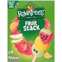 Rowntree's Fruit Stack Ice Lollies 4x70ml