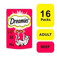 Dreamies Cat Treats 60g - with Beef
