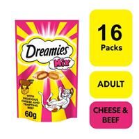 Dreamies Cat Treats 60g Mixed Flavours - Bulk Buy