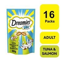 Dreamies Cat Treat, Chicken, Duck Salmon, Cheese 60g - BUY 3 GET 1 FREE!