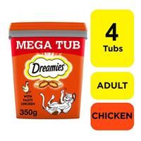 Dreamies Mega Tub - Saver Pack: Chicken (2 x 350g)