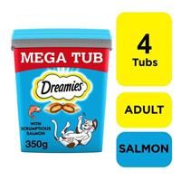 Dreamies Cat Treats, Tasty Salmon, 350g