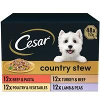 Cesar Country Stew Selection Dog Food Trays 8 x 150g